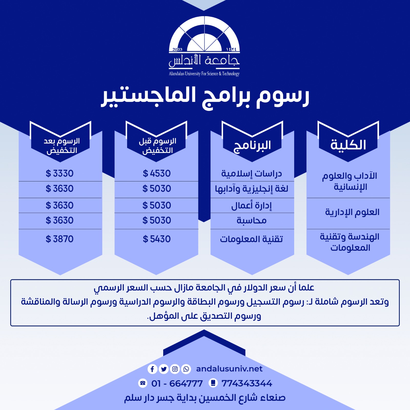 جامعةالاندلس للعلوم والتقنية افضل جامعة باليمن جامعة اهلية افضل جامعة خاصة جامعة يمنية رسوم التسجيل بجامعة الاندلس من هو رئيس جامعة الاندلس البروفوسور احمد محمد برقعان هل جامعة الاندلس جامعة معتمدة ؟ نعم معتمدة وبقرارا وزاري منذو عام 2003م ماهي تخصصات جامعة الاندلس افضل جامعة يمنية هي جامعة الاندلس جامعة تعليم عن بعض افضل جامعة لديها تعليم منفصل هي جامعة الاندلس  قناة جامعة الاندلس,جامعة الاندلس,قناة تعليمية , قناة تعليم عن بعد بث محاضرات, قناة تعليم عن بعد,قناة تعلم عن بعد , قناة تعليم الكتروني, افضل جامعة يمنية, محاضرات جامعة الاندلس, دروس جامعة الاندلس, قناة تعليمية, قناة تعليمية في اليمن, جامعة تعليم عن بعد  , قناة جامعة الأندلس التعليم الالكتروني ماهي تخصصات جامعة الاندلس تخصصات هندسية وادارية ولغات وترجمة جامعة تعليم دراسات عليا جامعة الاندلس للدراسات العليا افضل جامعة دراسات عليا بمجال الهندسة والعلوم الادارية والانسانية جامعة الاندلس من اقدم الجامعات بصنعاء ولديها افضل كادر اداري ولديها معامل بافضل التجهيزات للتطبيقات العملية لدى جامعة الاندلس قناة تعليمية وتمتلك استديو اذاعي وتلفزيوني جامعة الاندلس القيمة الكاملة للتعليم